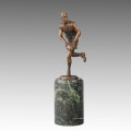 Statue sportive Rugby Player Bronze Sculpture, Milo TPE-723